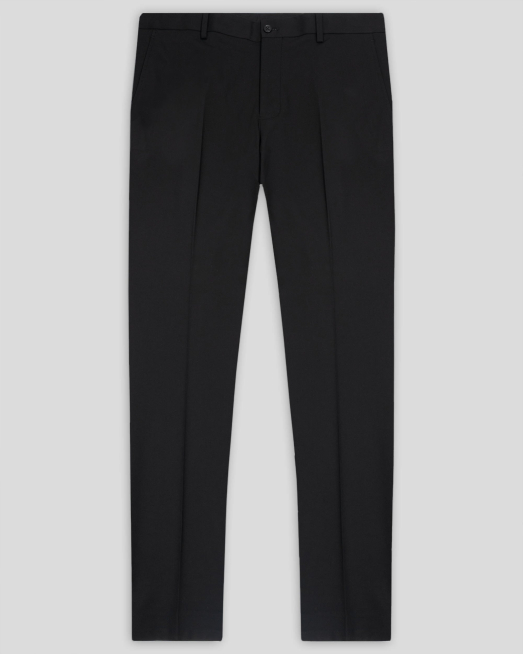 'ЧЕРЕН КЛАСИЧЕСКИ ПАНТАЛОН ОТ ФИНА ВЪЛНА С ЕЛАСТАН /ЧАСТ ОТ КОСТЮМ/