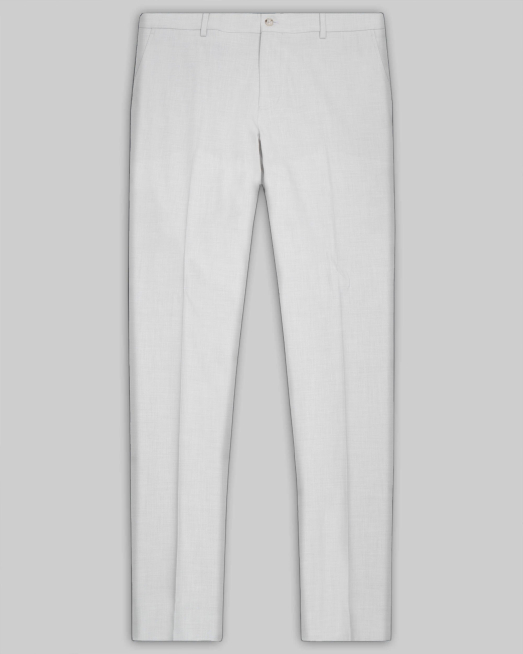 'КЛАСИЧЕСИ ПАНТАЛОН В СВЕТЛОСИВ МЕЛАНЖ  ВТАЛЕН СИЛУЕТ /ЧАСТ ОТ КОСТЮМ/