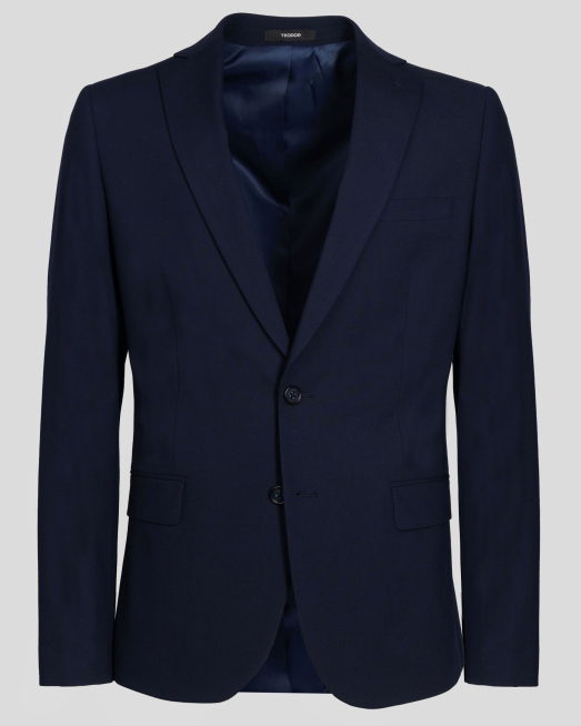 'ТЪМНОСИНЬО КЛАСИЧЕСКО САКО СИЛНО ВТАЛЕН СИЛУЕТ /ЧАСТ ОТ КОСТЮМ/