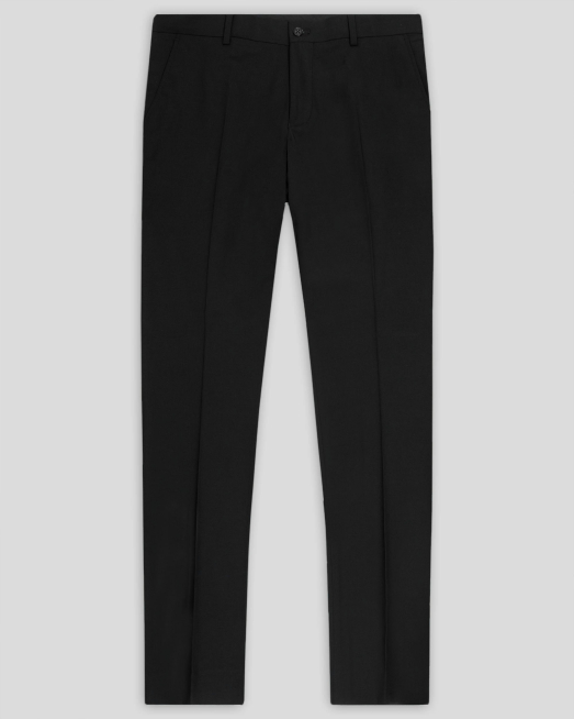 'ЧЕРЕН СИЛНО ВТАЛЕН КЛАСИЧЕСКИ ПАНТАЛОН  /ЧАСТ ОТ КОСТЮМ/