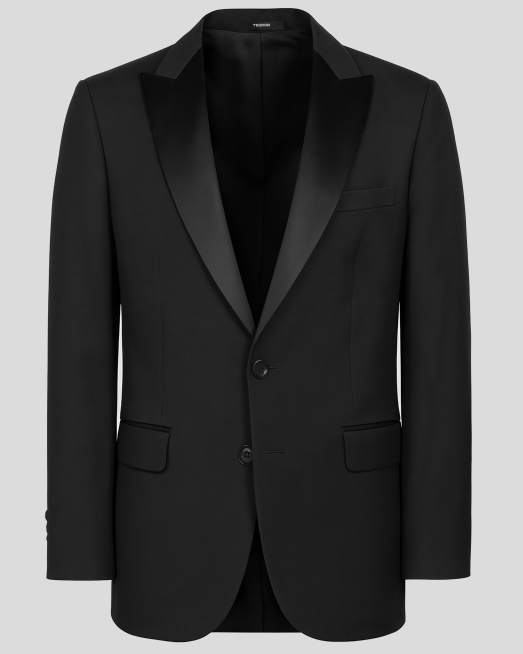 'ЧЕРНО ЦЕРЕМОНИАЛНО САКО СВОБОДЕН СИЛУЕТ /ЧАСТ ОТ КОСТЮМ/