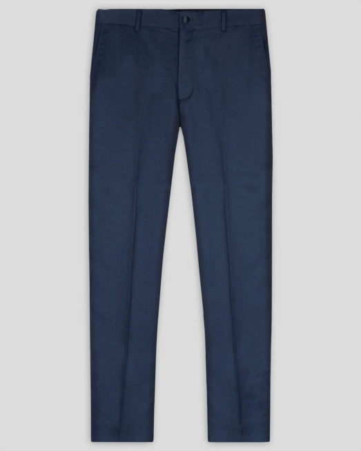 'ТЪМНОСИН КЛАСИЧЕСКИ ПАНТАЛОН МЕЛАНЖ ВТАЛЕН СИЛУЕТ /ЧАСТ ОТ КОСТЮМ/