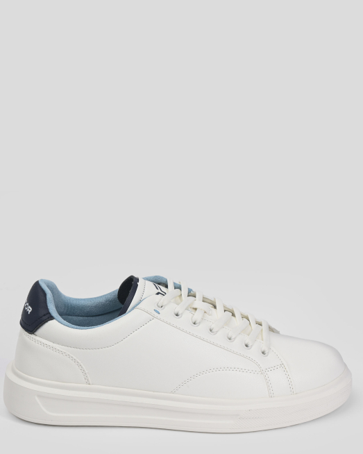 'БЕЛИ СПОРТНИ ОБУВКИ ТИП КЕЦОВЕ С КОНТРАСТЕН ДЕТАЙЛ