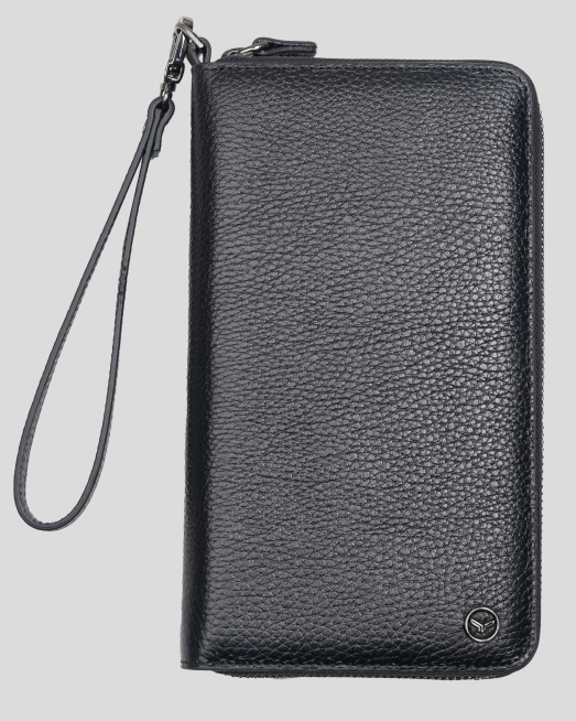 'ЧЕРНА ЧАНТА ТИП КЛЪЧ ОТ 100% ЕСТЕСТВЕНА КОЖА ШАГРЕН