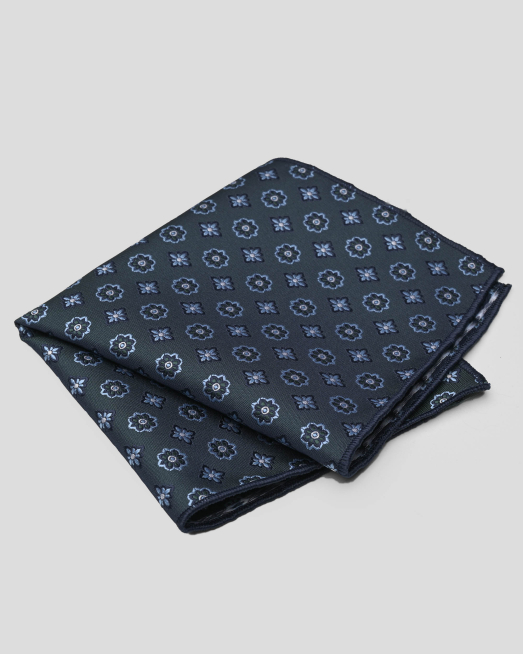 'ТЪМНОЗЕЛЕНА СТРУКТУРНА КЪРПИЧКА ЗА САКО С КОНТРАСТНИ ЦВЕТЯ