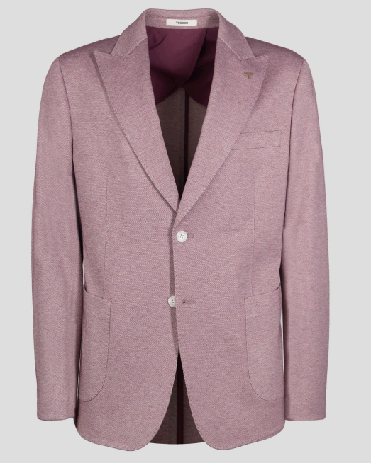 'БЛЕЙЗЪР В БОРДО МЕЛАНЖ С ПОДВИЖЕН ЛОГО АКСЕСОАР