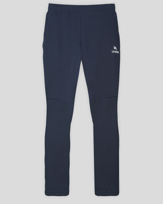 'ТЪМНОСИН СПОРТЕН ПАНТАЛОН С ЛОГО ПРИНТ