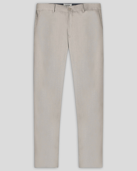 'ПАНТАЛОН ОТ 100% ЛЕН В КАМЕНЕН ЦВЯТ /ЧАСТ ОТ КОСТЮМ/