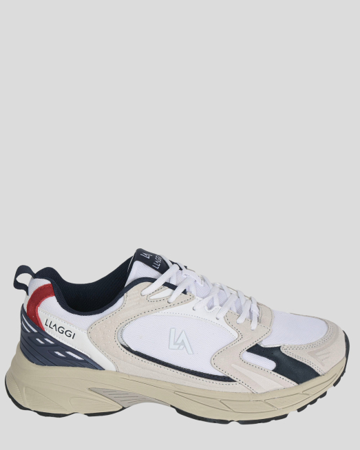 'БЕЛИ МАРАТОНКИ С КОНТРАСТНИ ДЕТАЙЛИ ОТ 100% ЕСТЕСТВЕН ВЕЛУР В ЛОГО