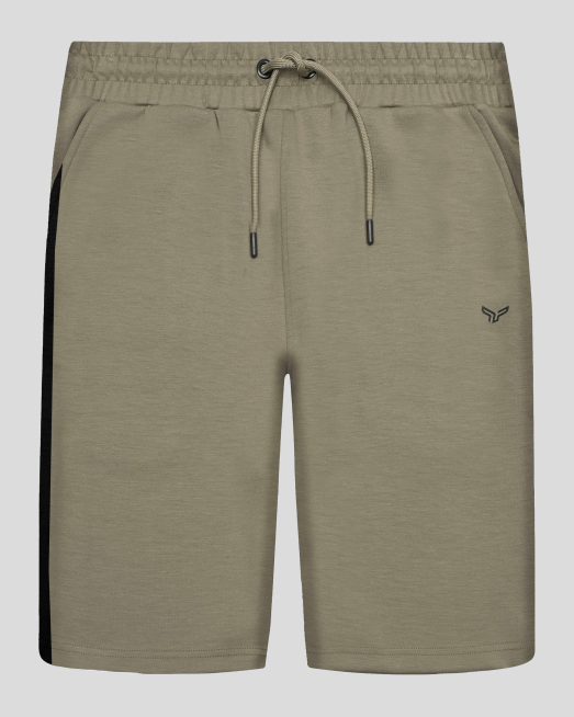 'ЗЕЛЕНИ БЕРМУДИ С ГУМИРАНО ЛОГО И КОНТРАСТНА ЛЕНТА