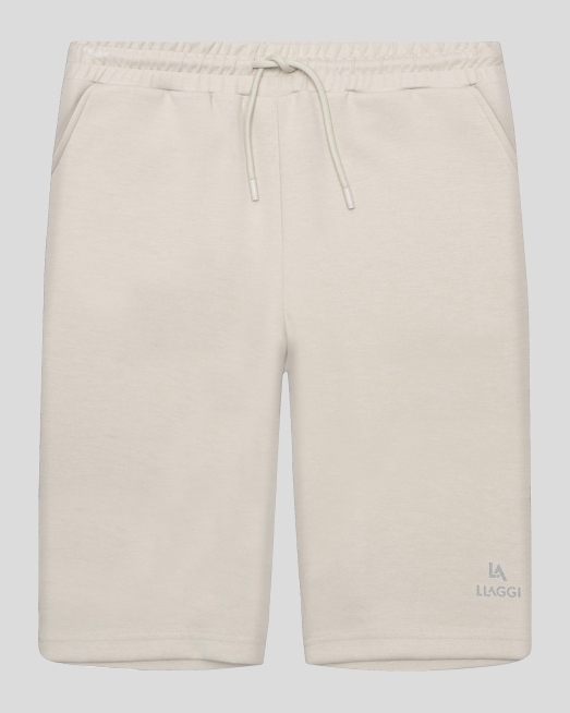 'СВЕТЛОБЕЖОВИ БЕРМУДИ ТРИКО С РЕЛЕФЕН ЕЛЕМЕНТ НА ЗАДЕН ДЖОБ