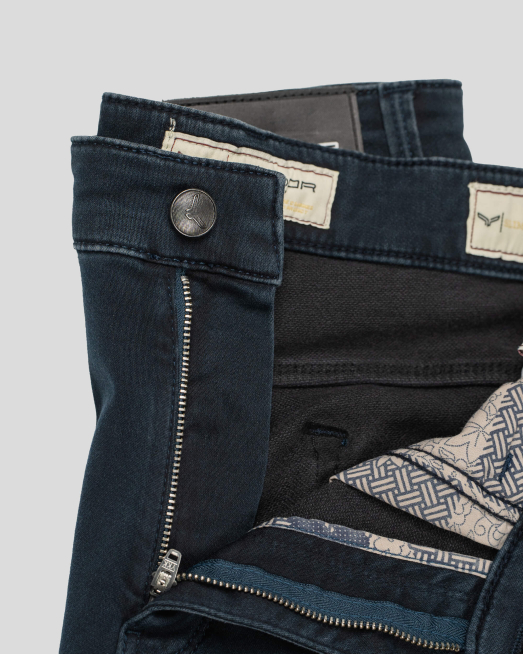 'ВТАЛЕНИ ТЪМНО СИНИ ДЪНКИ С ЕЛАСТАН