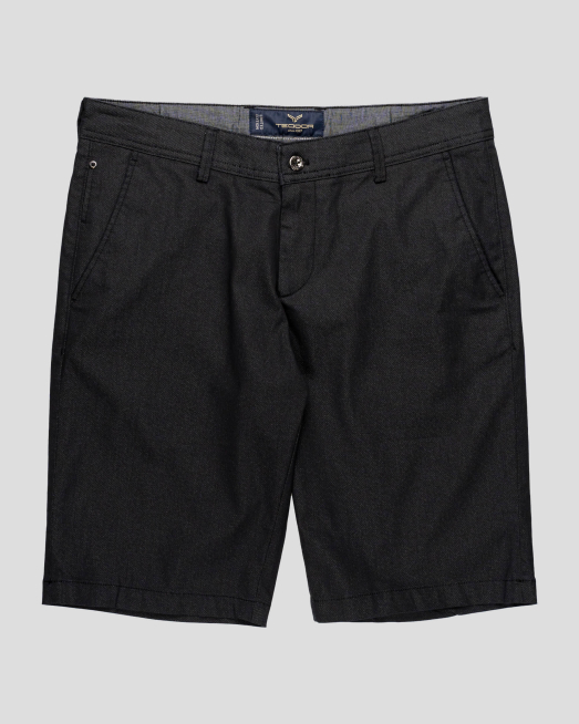 'ЧЕРНИ БЕРМУДИ ОТ ПАМУК С ЕЛАСТАН