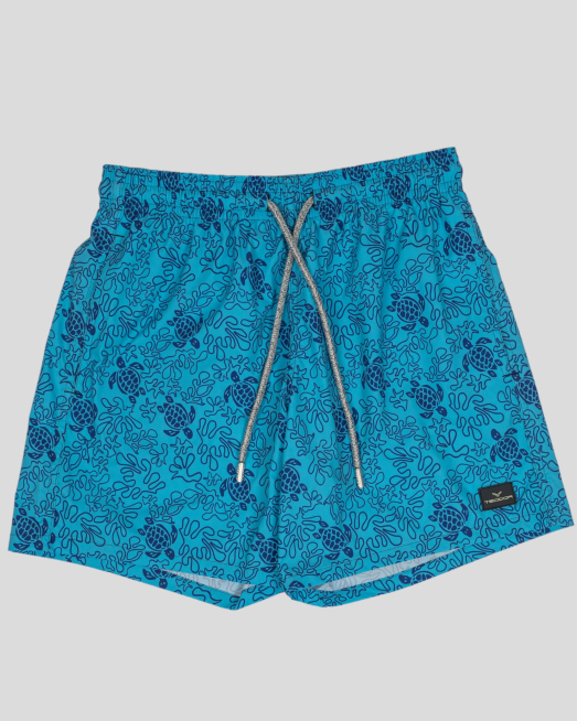 'БАНСКИ С ПРИНТ КОСТЕНУРКА В ЦВЯТ ТЮРКОАЗ