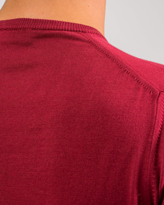 'ПУЛОВЕР С ЛОГО В БОРДО