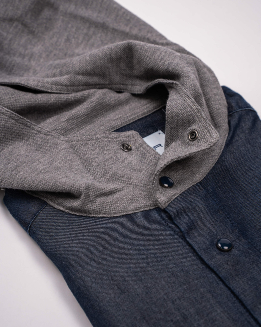 'СИНЯ ДЪНКОВА РИЗА С КАЧУЛКА