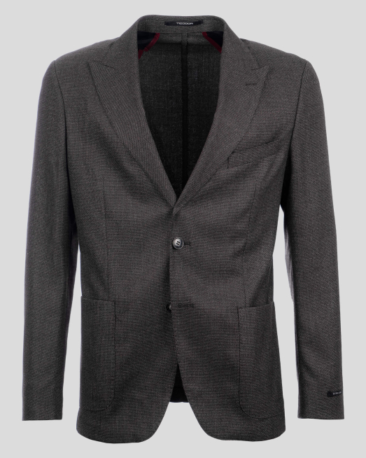 'КАФЯВО СТРУКТУРНО САКО ОТ ФИНА ВЪЛНА 