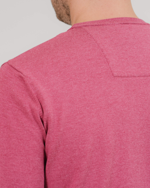 'ЦИКЛАМЕН ПУЛОВЕР С ТОНАЛНА БРОДЕРИЯ 