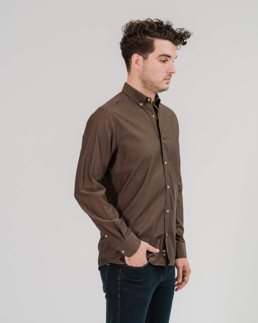 'КАФЯВА РИЗА С БРОДЕРИЯ ЛОГО