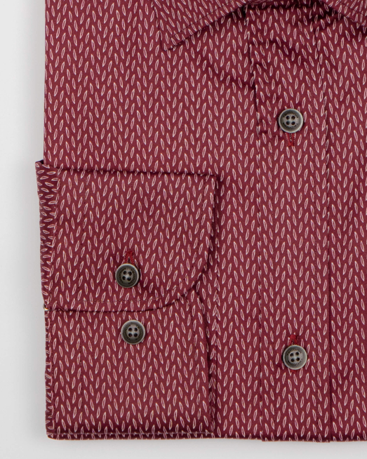 'БОРДО РИЗА С ПРИНТ СИТНИ ФИГУРИ