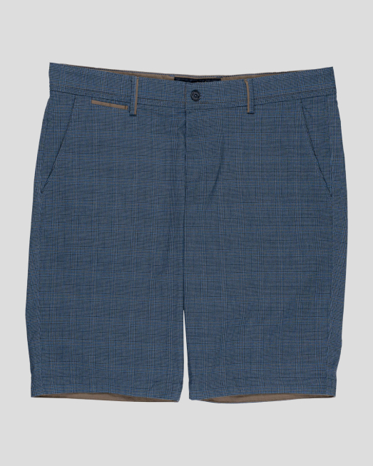 'ТЪМНО СИНИ БЕРМУДИ НА СИТНО КАРЕ