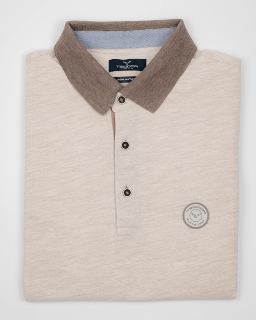 'БЛУЗА С КОНТРАСТНА ЯКА 