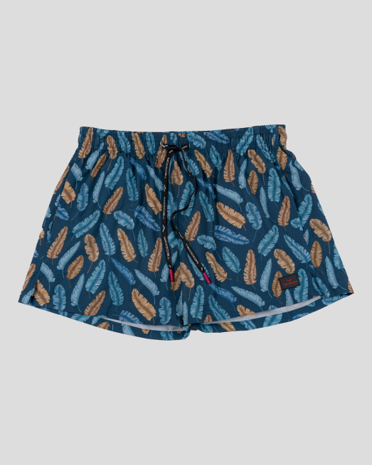 'БАНСКИ В СИН ЦВЯТ С ПРИНТ ЛИСТА