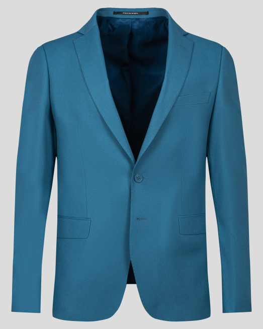 'СВЕТЛО СИНЬО КЛАСИЧЕСКО САКО С ФИНА СТРУКТУРА