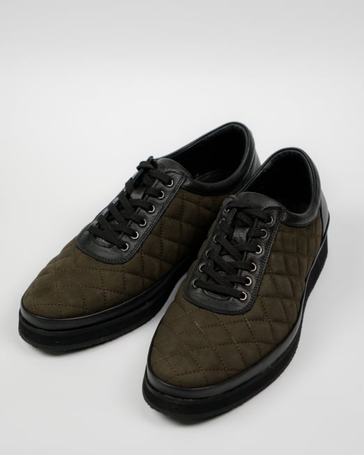 'КАПИТОНИРАНИ СПОРТНО-ЕЛЕГАНТНИ ОБУВКИ Е ЗЕЛЕН ЦВЯТ