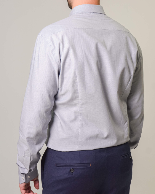 'СИНЯ ЖАКАРДОВА РИЗА С БРОДЕРИЯ ЛОГО