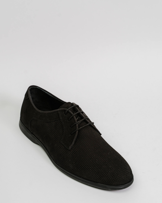 'СПОРТНО-ЕЛЕГАНТНИ ОБУВКИ ОТ НАБУК В ЧЕРЕН ЦВЯТ