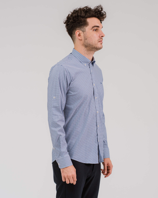 'РИЗА ОТ ПАМУК С ЕЛАСТАН В СИТНО КАРЕ