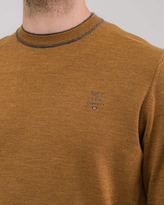 'ПУЛОВЕР ФИНА ВЪЛНА МЕРИНО С УКРАСИТЕЛНИ ДЕТАЙЛИ