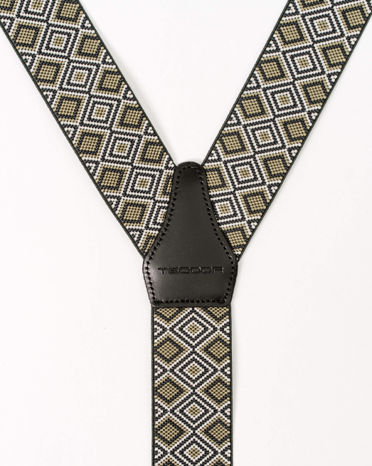 'СТРУКТУРНИ ТИРАНТИ С МОТИВ БЕЛИ И ЗЕЛЕНИ РОМБОВЕ