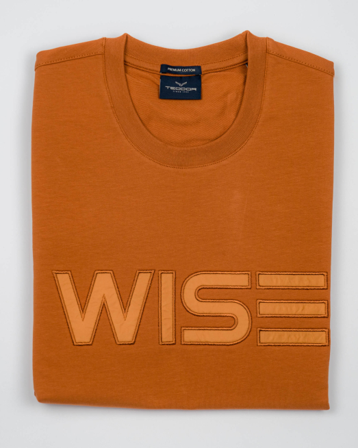 'ОРАНЖЕВА СПОРТНА БЛУЗА С АПЛИКАЦИЯ