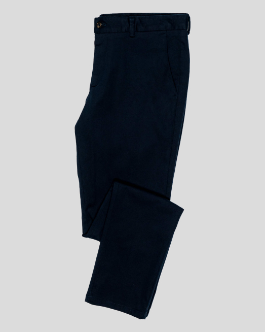 'ПАНТАЛОН С ИТАЛИАНСКИ ДЖОБ В ТЪМНО СИН ЦВЯТ 