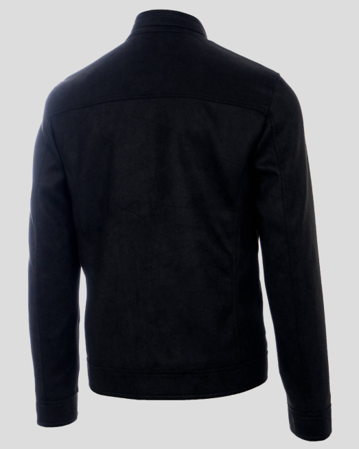 'ЧЕРНО ВТАЛЕНО ЯКЕ ОТ ИЗКУСТВЕН ВЕЛУР