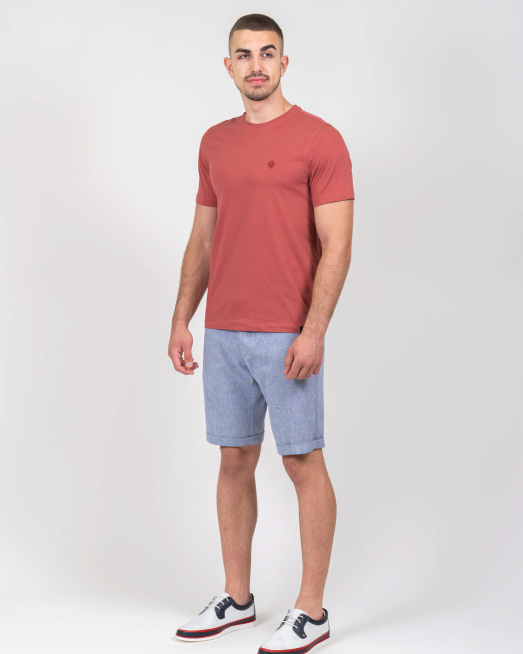 'БАЗОВА ТЕНИСКА ОТ PREMIUM ПАМУК В ЦВЯТ МАРСАЛА 