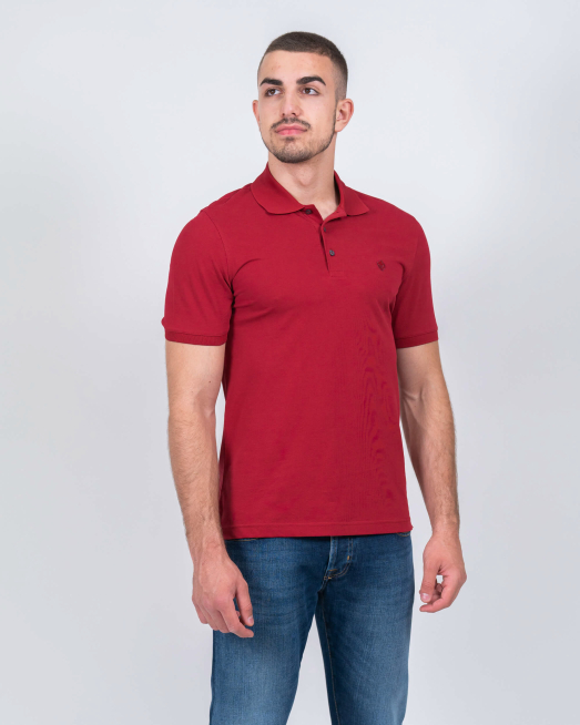 'ЧЕРВЕНА ТЕНИСКА С БРОДЕРИЯ ОТ PREMIUM ПАМУК 