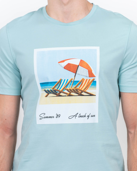 'БИЕ ТЕНИСКА С ЩАМПА A TOUCH OF SUN ОТ PREMIUM ПАМУК