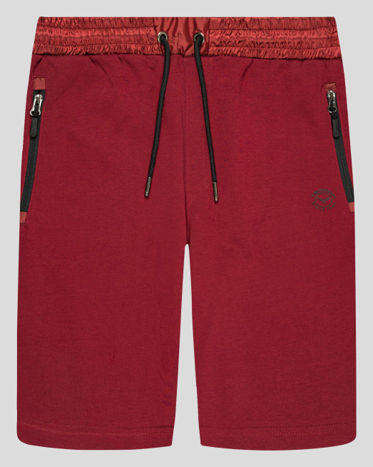 'ШОРТИ С ЛОГО И КОНТРАСТИ В БОРДО