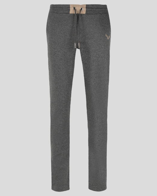 'ТРИКОТАЖЕН СПОРТЕН ПАНТАЛОН ОТ ПАМУК SUPIMA В ЦВЯТ АНТРАЦИТ