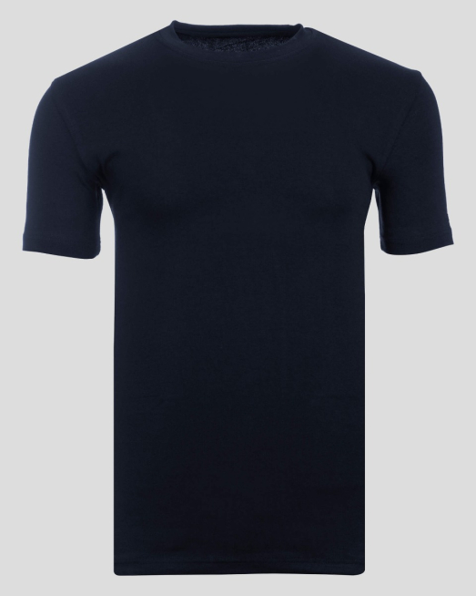 'ТЪМНО СИНЯ ТЕНИСКА С ОБЛО ДЕКОЛТЕ