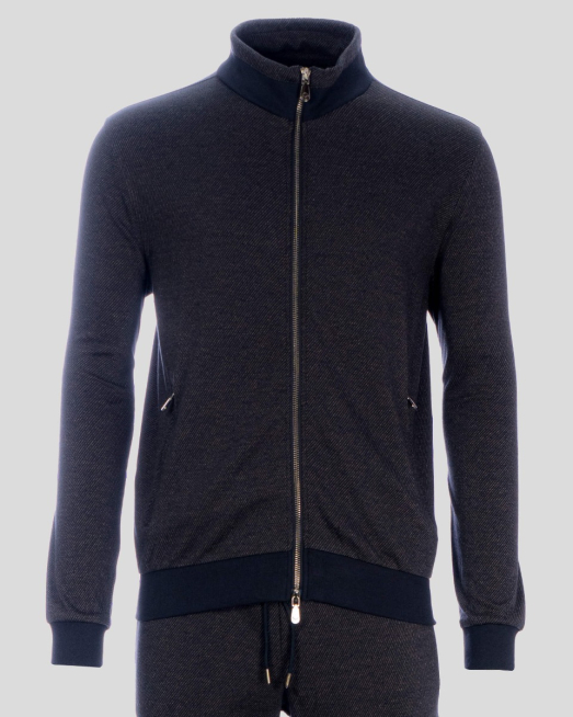 'СПОРТЕН ТРИКОТАЖЕН СУИТЧЪР В ДВУЦВЕТНО РАЙЕ