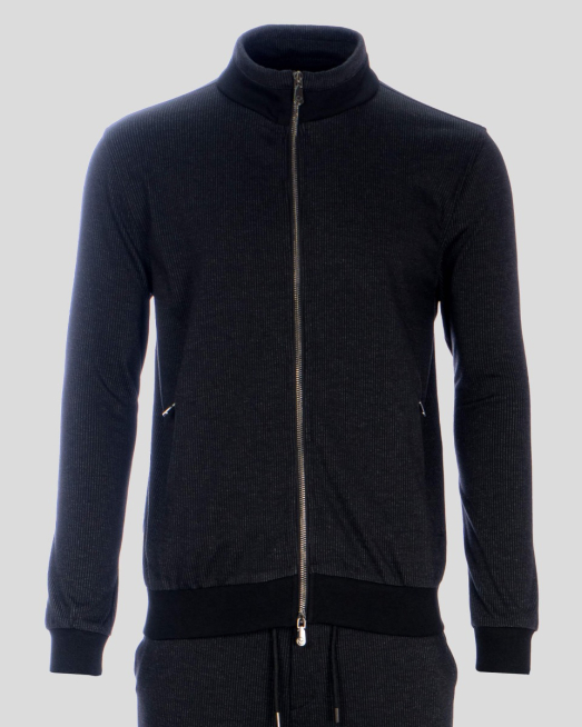 'ТРИКОТАЖЕН РАИРАН СУИТЧЪР  В ЦВЯТ АНТРАЦИТ