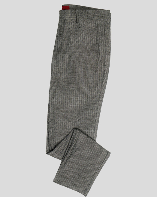 'СИВ РАИРАН ПАНТАЛОН ОТ ФИНА ВЪЛНА С ЕЛАСТАН