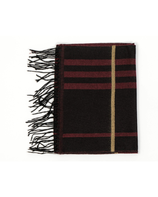 'РАИРАН ШАЛ С РЕСНИ В ЦВЯТ БОРДО