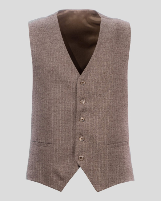 'КЛАСИЧЕСКИ ЕЛЕК ОТ ФИНА ВЪЛНА В СВЕТЛО КАФЯВ  МЕЛАНЖ