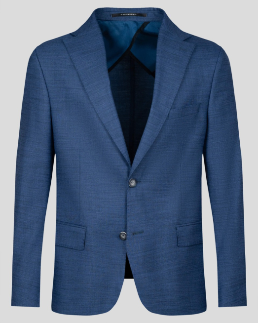 'ТЪМНО СИН МЕЛАНЖИРАН КОСТЮМ