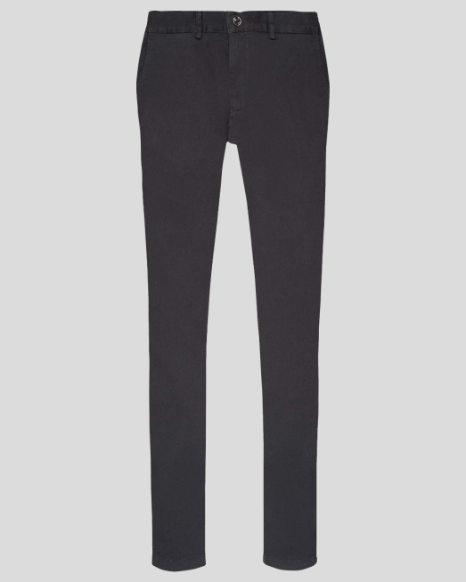 'ПАНТАЛОН С ИТАЛИАНСКИ ДЖОБ ОТ ПАМУЧЕН ГАБАРДИН В ЦВЯТ АНТРАЦИТ